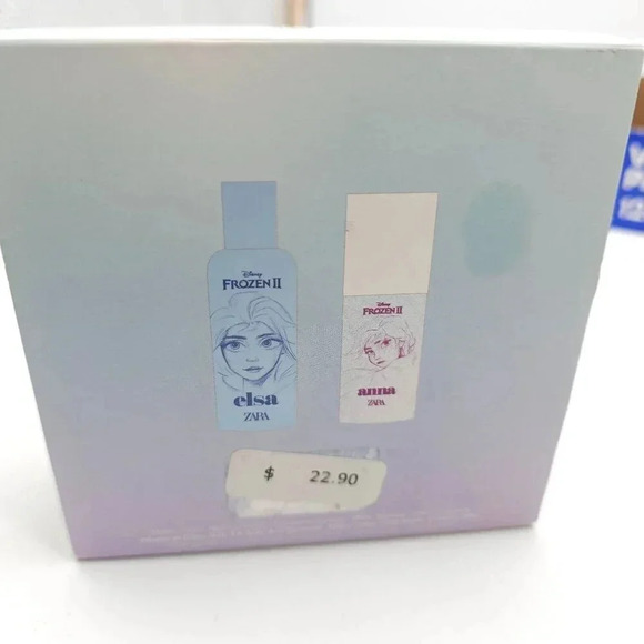 ZARA Disney Frozen II Anna & Elsa Zara Body Glitter / Eau De Cologne Set READ ME - Picture 3 of 5